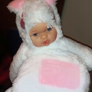 Adorable Reborn Baby Doll Vinyl Limbs &,Head Plush Body Baby Doll,NIB